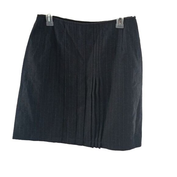 Harvest Benard Womens Size 12 Skirt Gray Pleated Front Career Work Wear - Picture 1 of 5